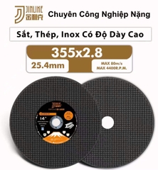 Đá cắt Jinlike 2 lưới màu đen 355mm