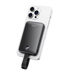 Sạc Dự Phòng 10000mAh - Nam Châm Không Dây 15W & Nhanh 30W PD, Có Cáp Type-C Màn Hình Led