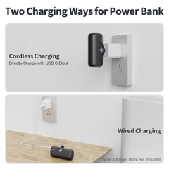 Sạc Dự Phòng Mini iWALK LinkPod P 5000mAh – Lightning/Type C, Sạc Nhanh PD 18W, Màn Hình LED, Nhỏ Gọn