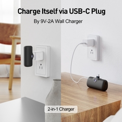 Sạc Dự Phòng Mini iWALK LinkPod P 5000mAh – Lightning/Type C, Sạc Nhanh PD 18W, Màn Hình LED, Nhỏ Gọn