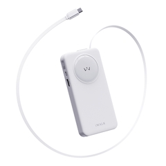 Sạc dự phòng iWALK LinkPod Reel Slim 10000mAh – Siêu mỏng 0.7 inch – Sạc nhanh 30W – Cáp USB-C rút gọn