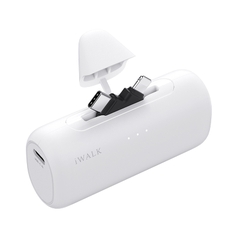 Sạc Dự Phòng iWALK LinkPod Switch 5000mAh – 2 Đầu Lightning & Type-C, Sạc Nhanh 15W Tương Thích Mọi Thiết Bị