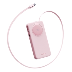 Sạc dự phòng iWALK LinkPod Reel Slim 10000mAh – Siêu mỏng 0.7 inch – Sạc nhanh 30W – Cáp USB-C rút gọn