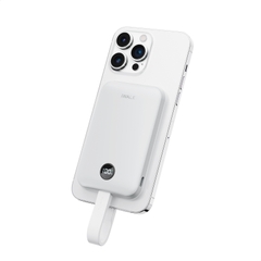 Sạc Dự Phòng 10000mAh - Nam Châm Không Dây 15W & Nhanh 30W PD, Có Cáp Type-C Màn Hình Led