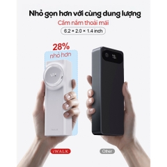 Sạc dự phòng iWALK LinkPod Reel 20000mAh – Sạc nhanh 65W – Cáp USB-C rút gọn – Sạc laptop