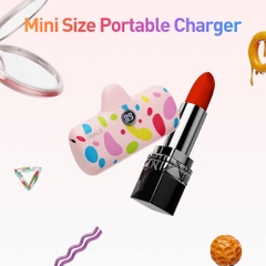 Sạc Dự Phòng Mini Hoạ Tiết iWALK 5000mAh – Lightning/ TypeC, Sạc Nhanh PD 18W, Màn Hình LED, Nhỏ Gọn