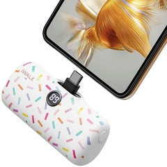 Sạc Dự Phòng Mini Hoạ Tiết iWALK 5000mAh – Lightning/ TypeC, Sạc Nhanh PD 18W, Màn Hình LED, Nhỏ Gọn