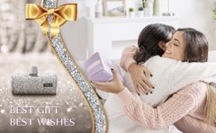 Sạc Dự Phòng Lấp Lánh iWALK – 4500mAh, 2 Cổng Lightning & USB-C, Đính Đá Sang Trọng, Nhỏ Gọn Như Thỏi Son