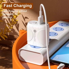 Củ Sạc Nhanh APD-999 25W – 2 Cổng USB & Type-C, Chuẩn PD QC 3.0, Dùng Mọi Thiết Bị – JNDVINA