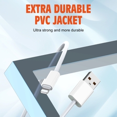 Cáp Sạc Nhanh LDNIO LS891 Dài 1M – Hỗ Trợ Micro/Lightning/Type-C, Truyền Dữ Liệu 480Mbps, Bền Dẻo