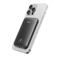 Sạc dự phòng iWALK PowerGrip Slim 5000mAh – Sạc không dây từ tính 15W – Siêu mỏng – LED hiển thị