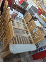 bàn ăn sồi trắng