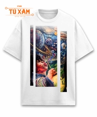 Áo thun hình xăm – “Bay Lên Những Ước Mơ” – unisex form rộng tay lỡ, cotton 100% 250gsm, in DTG siêu thoáng, thiết kế tattoo art cao cấp,  độc quyền Master Tú Đen