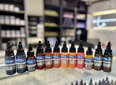 Set 12 màu mực xăm Intenze 1oz – Bộ màu chân dung tả thực chuyên nghiệp, blend mượt, chuyển sắc tự nhiên cho tattoo portrait