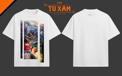 Áo thun hình xăm – “Bay Lên Những Ước Mơ” – unisex form rộng tay lỡ, cotton 100% 250gsm, in DTG siêu thoáng, thiết kế tattoo art cao cấp,  độc quyền Master Tú Đen