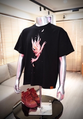 Áo thun TX02 - Thiên Thần Sa Ngã – form  boxy, cotton organic 300gsm, in DTG siêu thoáng, tattoo art cao cấp,  độc quyền Master Tú Đen