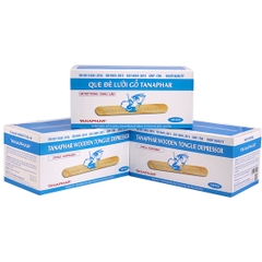 Que đè lưỡi gỗ Tanaphar – tiệt trùng, dùng 1 lần, đạt chuẩn ISO & GMP, hỗ trợ vệ sinh – thao tác trong studio tattoo