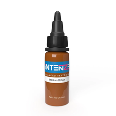 Mực Xăm Intenze Medium Brown Tattoo Ink 1oz – Sắc Nâu Trung Tính Tạo Khối