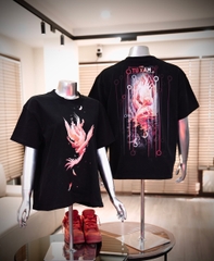 Áo thun TX02 - Thiên Thần Sa Ngã – form  boxy, cotton organic 300gsm, in DTG siêu thoáng, tattoo art cao cấp,  độc quyền Master Tú Đen