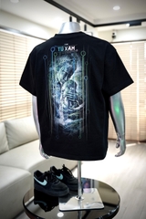 Áo thun TX03 - Người đàn bà hóa đá – form  boxy, cotton organic 300gsm, in DTG siêu thoáng, tattoo art cao cấp,  độc quyền Master Tú Đen