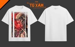 Áo thun hình xăm  – The Last Human – unisex form rộng tay lỡ, cotton 100% 250gsm, in DTG siêu thoáng, thiết kế tattoo art cao cấp, độc quyền Master Tú Đen