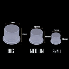 Hũ đựng mực xăm (Chum mực Tattoo) – Cốc chứa mực xăm chuyên dụng, nhựa trong cao cấp, chống đổ, an toàn và tiện dụng cho nghệ nhân tattoo