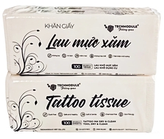 Giấy lau mực xăm TECHMODULE – Khăn giấy lau khô mực và dụng cụ xăm cao cấp, mềm, dai, không bụi, an toàn cho da, chuyên dùng cho studio tattoo
