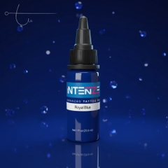 Mực xăm Intenze 1oz Royal Blue – mực xanh dương đậm, tươi rực, chuyên cho tattoo màu và blend khối lạnh