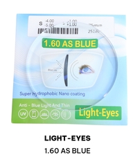 Tròng kính Light Eyes 1.60 AS Blue