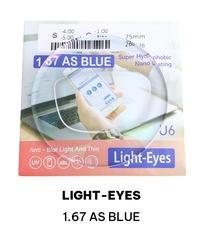 Tròng kính Light Eyes 1.67 AS Blue
