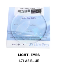 Tròng kính Light Eyes 1.71 AS Blue