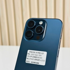 🍏 iPHONE 15 PRO 5G – BỘ NHỚ 256GB  ✨ Máy màu Xanh – Zin ốc đít - PIN 88%