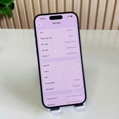Iphone 15 Pro Việt Nam 128GB Xanh Đen Pin 82% Đẹp 98%