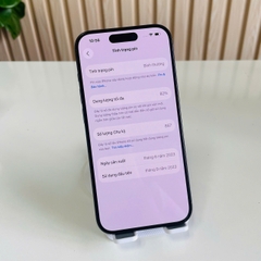 Iphone 15 Pro Việt Nam 128GB Xanh Đen Pin 82% Đẹp 98%