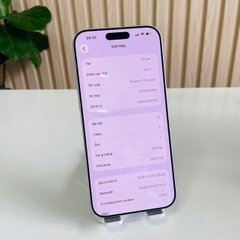IPhone 17 Pro Max Việt Nam 256GB Bạc Đẹp Keng Pin 100 Fullbox dây sạc zin Còn Bảo Hành