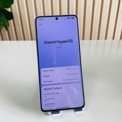 Redmi Turbo 4 12/256GB Xanh Pin 96% Đẹp 98% Fullbox Sạc 90w