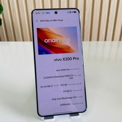 🔥 VIVO X200 PRO 5G - 16/512GB Trắng Đẹp 98+ Pin 100% Fullbox