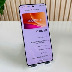 🔥 iQOO 15T 5G – 12/256GB Trắng Đẹp 99% Pin 100%