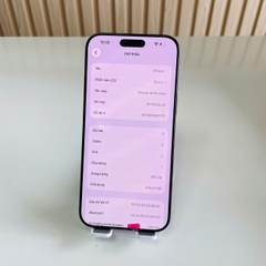 IPHONE 16 PRO MAX QUỐC TẾ – 256GB Đen Đẹp 98% Pin 94%