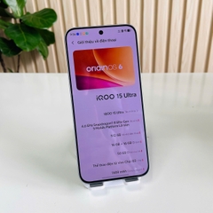 iQOO 15 ULTRA xám bạc 16/512GB đẹp 98+ pin 100%