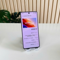 Iqoo 12 16/512GB Đẹp 98% Trắng Pin 86%  Sạc 120w