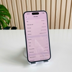 IPhone 15 Việt Nam 128GB Xanh Đẹp 99% Pin 100% Box + sạc 30w