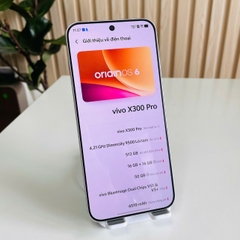 Vivo X300 Pro 16/512GB Trắng Đẹp 99% Pin 100% Fullbox Sạc 90w