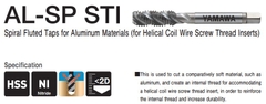 Mũi taro ren cấy AL-SP STI - chuyên gia ren cấy cho nhôm, đồng