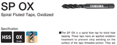 Mũi taro xoắn SP OX Yamawa - giải pháp tạo ren lỗ mù đa dụng