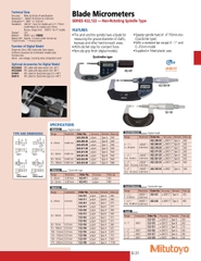 422-421 Panme đo rãnh Mitutoyo