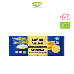 Lanna Valley Bánh gạo nguyên chất hữu cơ 100g