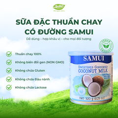 Sữa đặc thuần chay có đường SAMUI 320g