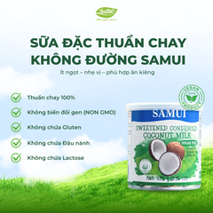 Sữa đặc thuần chay không đường SAMUI 320g