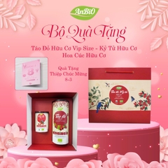 Hộp quà Táo đỏ hữu cơ size đại + kỷ tử hữu cơ (hộp)